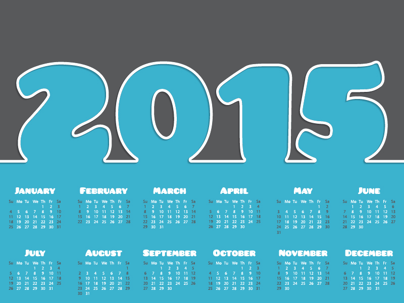 Modern 2015 Business Calendar design vector 02 modern calendar business 2015   