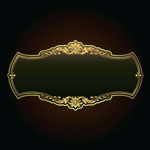 Luxury golden frame decorative vector 06 luxury golden frame decorative   