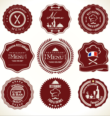 Quality label with badge vintage style vector 05 Vintage Style vintage quality label badge   