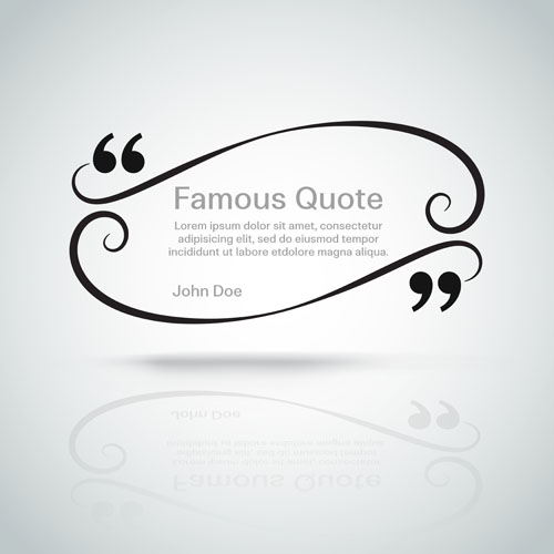 Text frames for quote vector 03 text quote frames for   