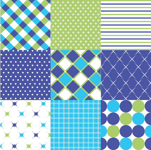 Beautiful fabric patterns vector material 04 vector material patterns fabric pattern fabric beautiful   