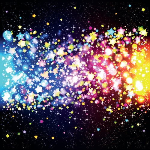 Colorful Stars and glitter vector backgorunds set 04 stars glitter colorful   