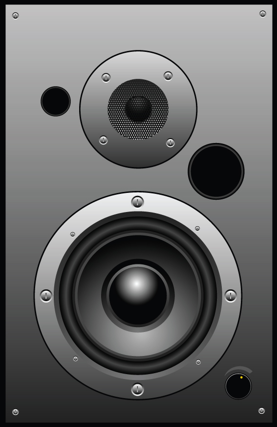 Different Speaker System design vector set 01 system speaker different   