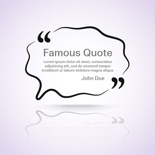 Text frames for quote vector 20 text quote frames for   