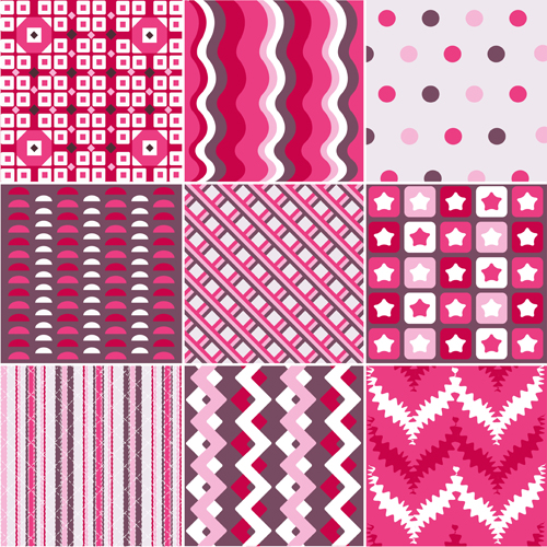 Beautiful fabric patterns vector material 02 vector material patterns pattern fabric pattern fabric beautiful   
