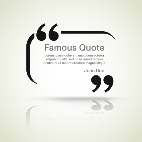 Text frames for quote vector 21 text quote frames for   