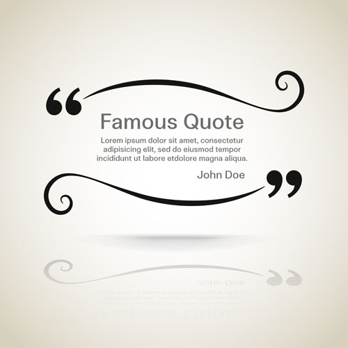 Text frames for quote vector 11 text quote frames for   