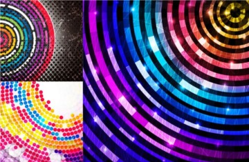 Colorful ring background vector ring colorful   