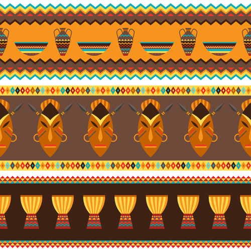 African style seamless vector pattern 01 vector pattern seamless pattern african   