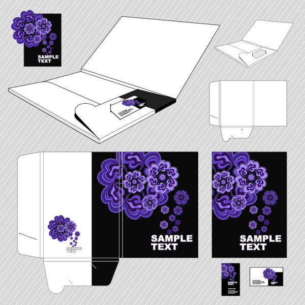 Set of Business identity Kit template design vector 05 template kit identity business   