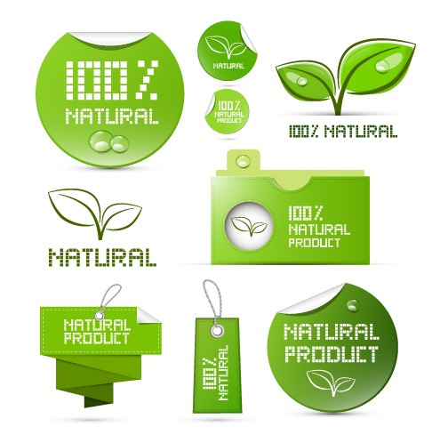 Creative natural product stickers and labels vector 01 stickers sticker product natural labels label creative   
