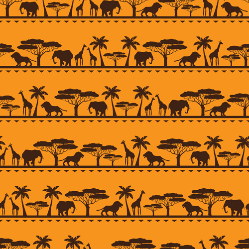 African style seamless vector pattern 03 vector pattern seamless pattern african   