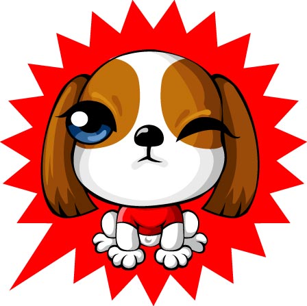 Cartoon lovely dog vector set 05 lovely dog cartoon   