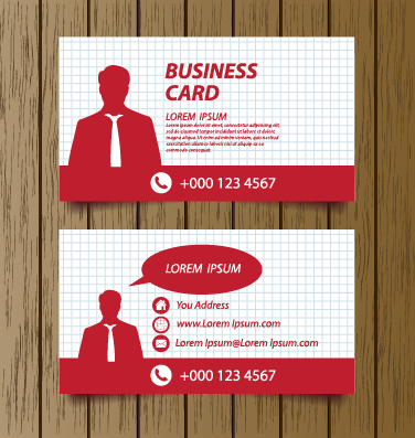 Classic modern business cards vector material 04 vector material modern classic business cards business card business   