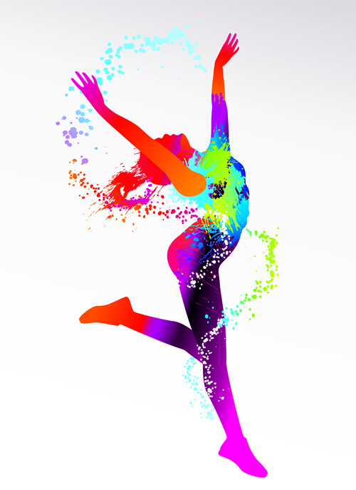 Colored sports elements vector art 05 sports Sport elements element colored   