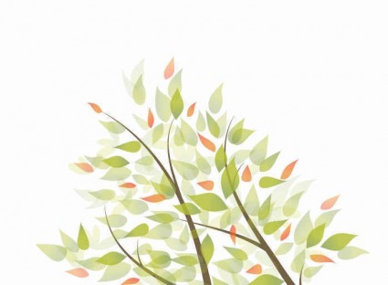 Green leaves graphic art background shiny vector shiny leaves green graphic background   
