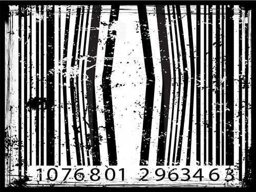 The offbeat bar codes design vector graphic 02 vector graphic The offbeat offbeat bar code   