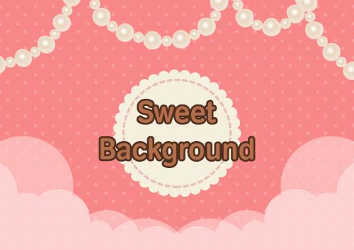 Sweet background with Jewelry vectors 05 sweet jewelry background   