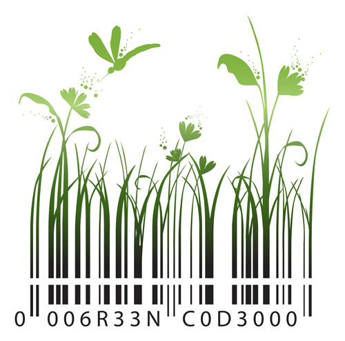 The offbeat bar codes design vector graphic 04 vector graphic The offbeat offbeat codes bar code   