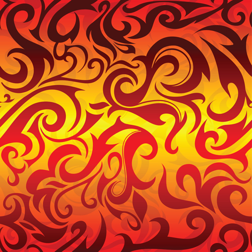 Abstract Fire Ornaments backgrounds vectro 03 ornaments ornament fire abstract   