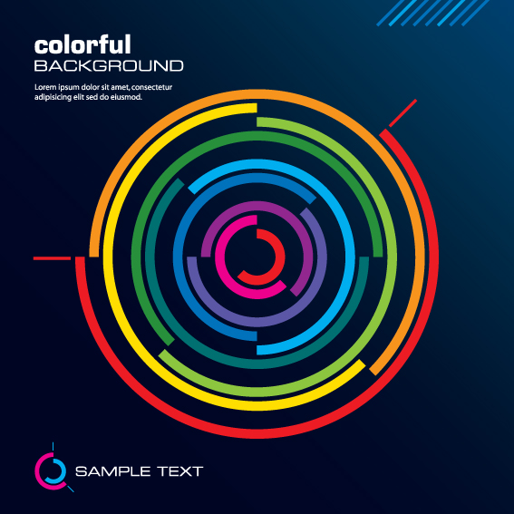 Rainbow of Business backgrounds vector 02 rainbow elements element business background business   