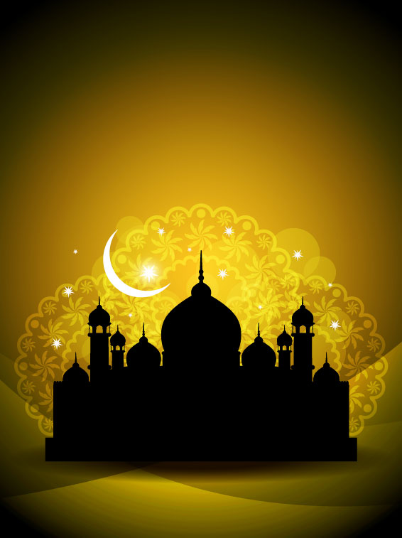 Mysterious Islam Building elements vector 03 mysterious Islam elements element building   