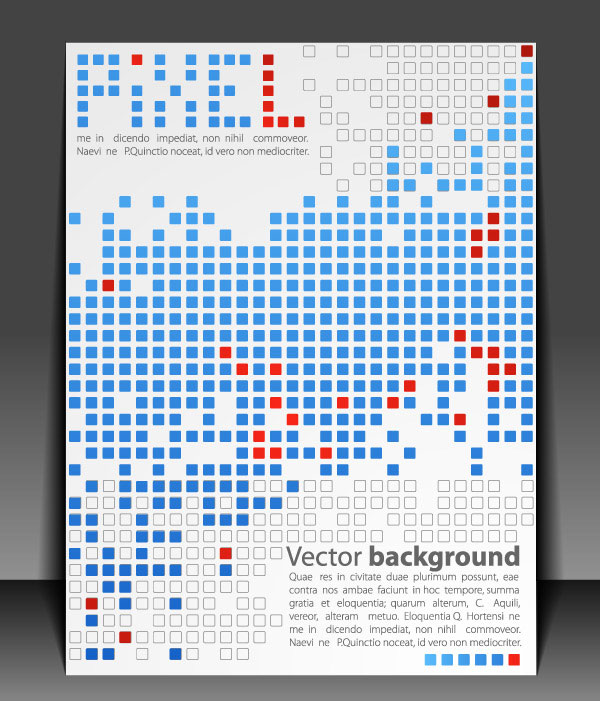 creative Pixels background vector set 01 pixels creative   