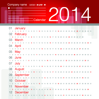 Calendar 2014 vector huge collection 70 Huge collection collection calendar 2014   