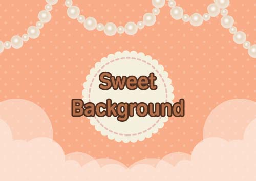 Sweet background with Jewelry vectors 03 sweet jewelry background   