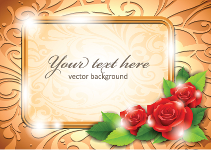 Beautiful flowers frame backgrounds vector 03 frame flowers flower beautiful   