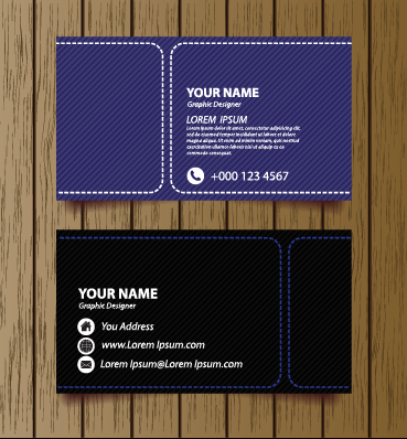 Classic modern business cards vector material 01 vector material modern material classic business cards business card business   