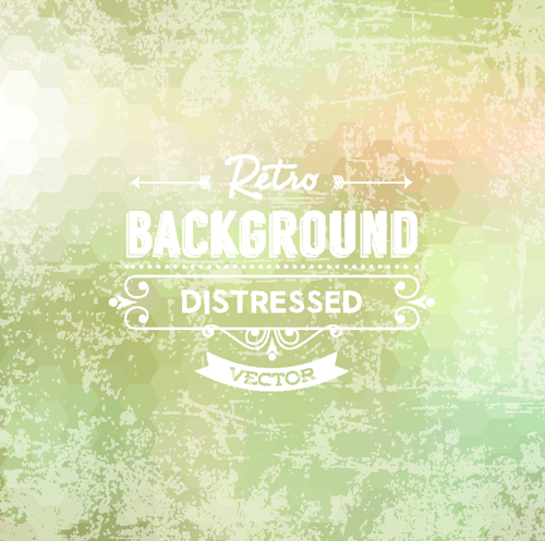 Retro and grunge style background art vector 01 Retro font grunge background   