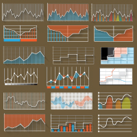 Infographic with diagrams elements design illustration vector 02   