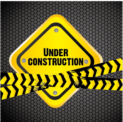 Construction warning sign vectors background 04 warning sign construction background   