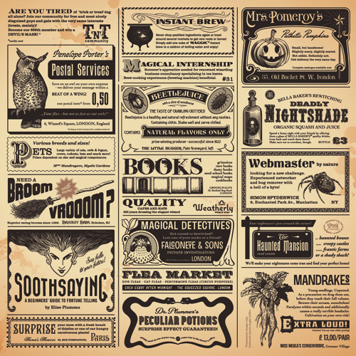 Creative newspaper design elements vector set 05 newspaper element design elements creative   