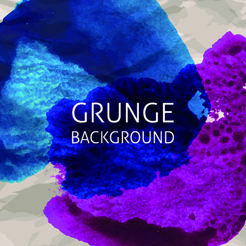 Grunge watercolor background vector design 02 watercolor grunge background vector background   