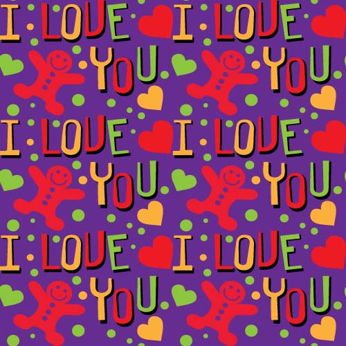 Love seamless pattern vector material 04 pattern love   