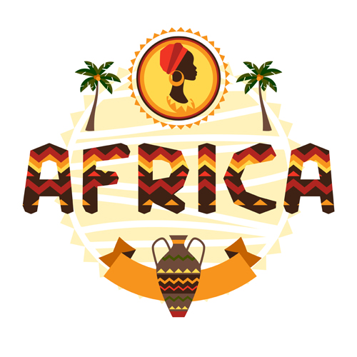 Creative african background vector 01 creative background african   