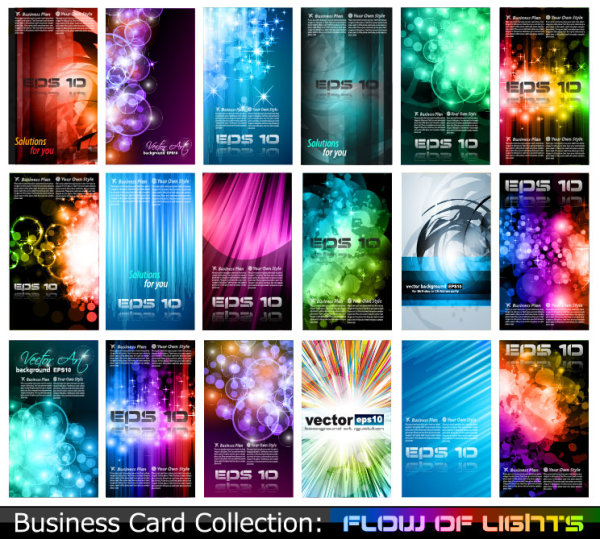 Various style Business Card template vector set 05 Various style business card template business card business   