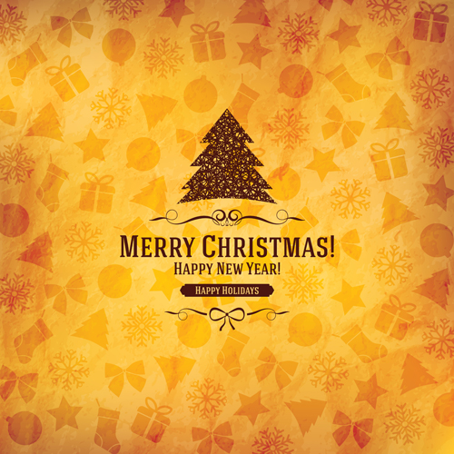 Vintage 2014 christmas background design vector 05 vintage christmas background design background 2014   