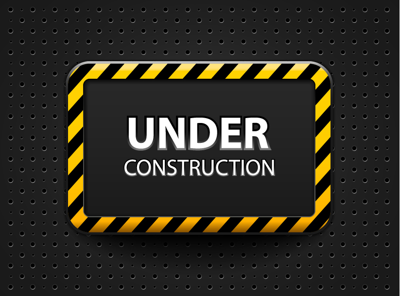 Construction warning sign vectors background 05 warning sign construction background   