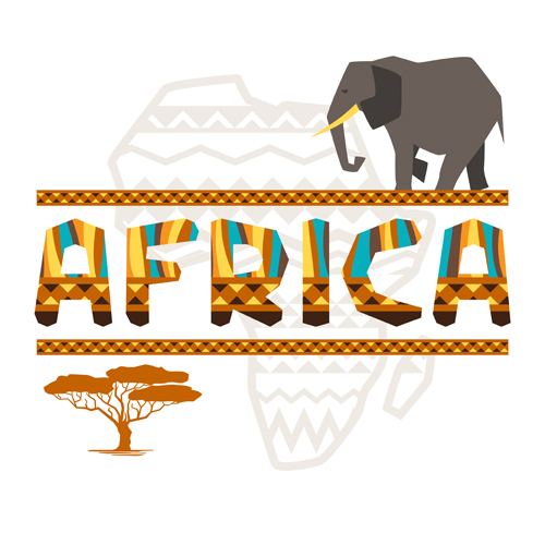 Creative african background vector 02 creative background african   