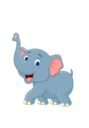 lovely cartoon elephant vector material 11 lovely elephant cartoon   