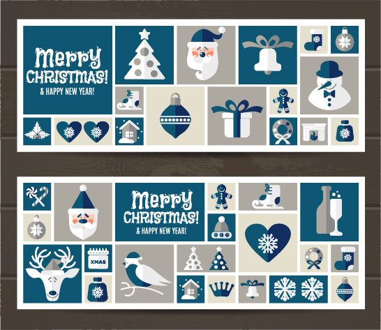 Elements of christmas baubles banners vector 01 elements christmas baubles banners banner   