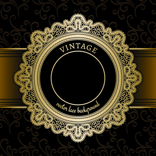 ornate lace and vintage background vector graphics 04 vector graphics vector graphic lace background vector background   