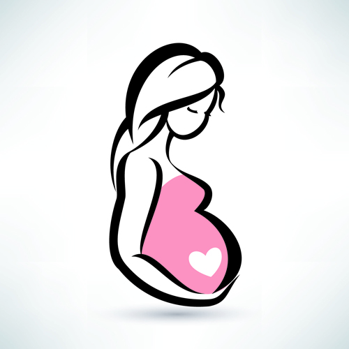 Creative maternity vector design graphics 03 maternity creative   