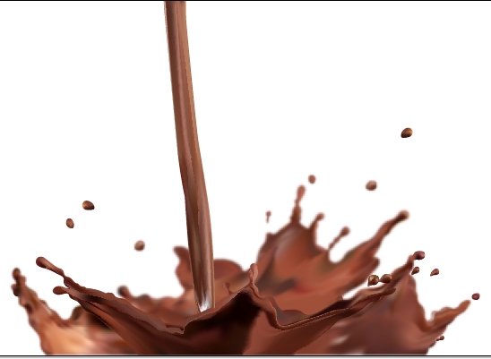 Splashes of chocolate Vector vector splash chocolate brown   