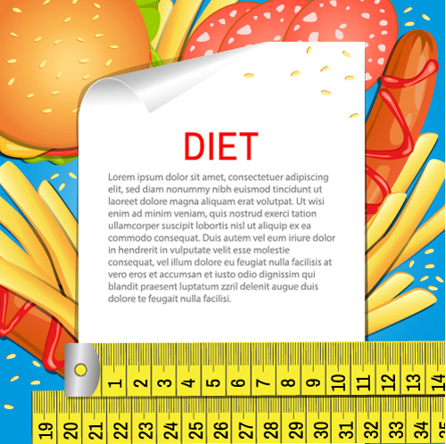 Modern fast food poster material vector 02 poster modern fast food   