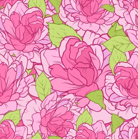 Beautiful flowers seamless pattern art vector 02 seamless pattern flower Beautiful flowers beautiful   