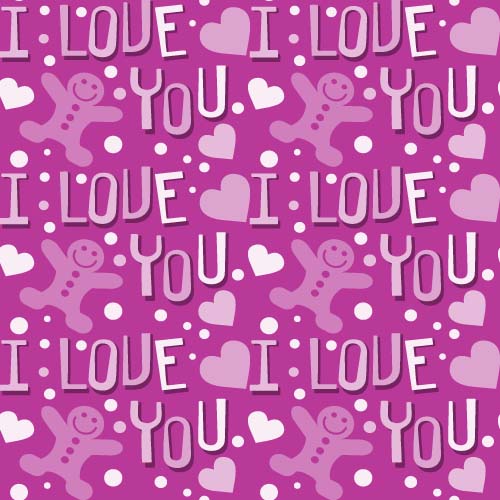 Love seamless pattern vector material 02 pattern love   